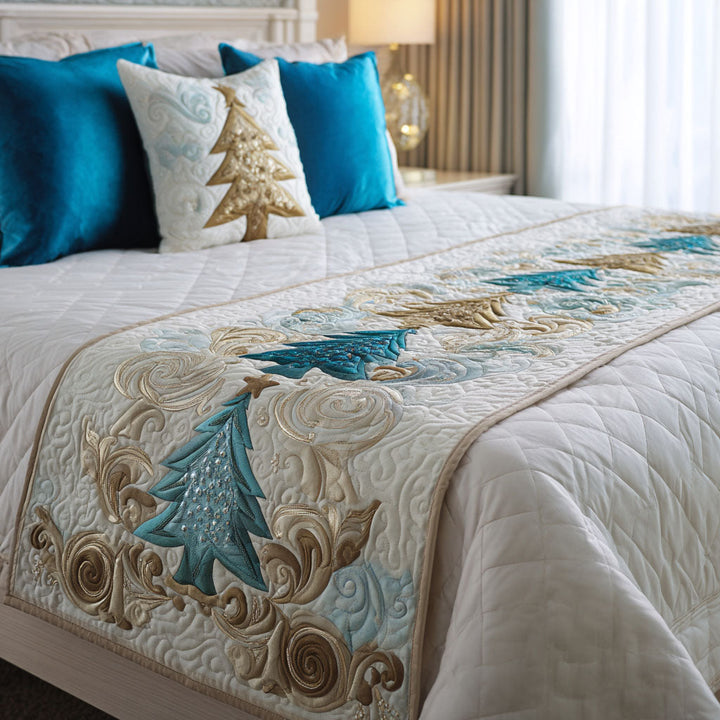 Couverture de lit matelassée Evergreen Gelée