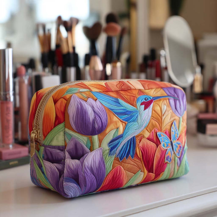 Trousse de Maquillage Matelassée Garden Glow
