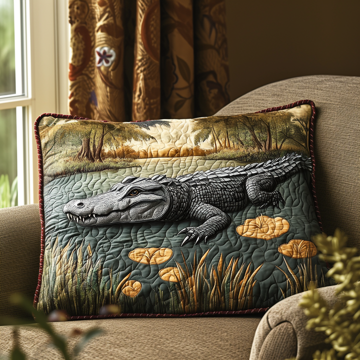 Housse de Coussin Matelassée Gator Swamp NCU0DV5576