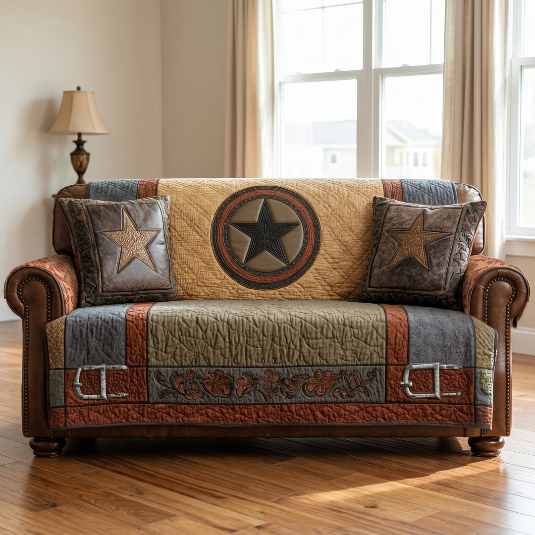 Housse de canapé matelassée Texas Star Bold