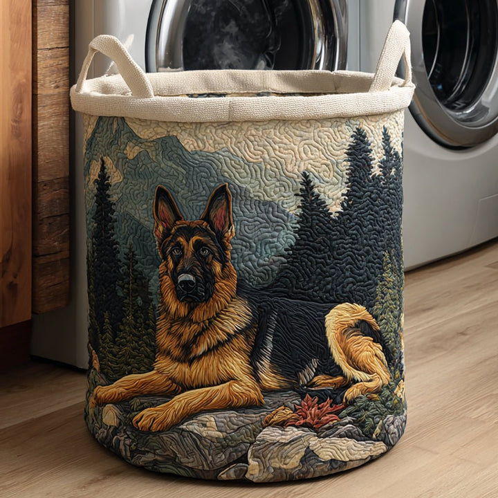 Panier à linge matelassé en forme de berger allemand NCU0HNH063