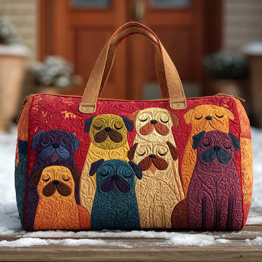 Sac de voyage matelassé Giggle Pug