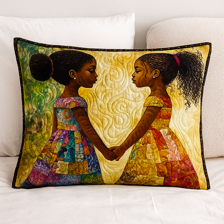 Housse de Coussin Matelassée Golden Connection NCU0NT8070