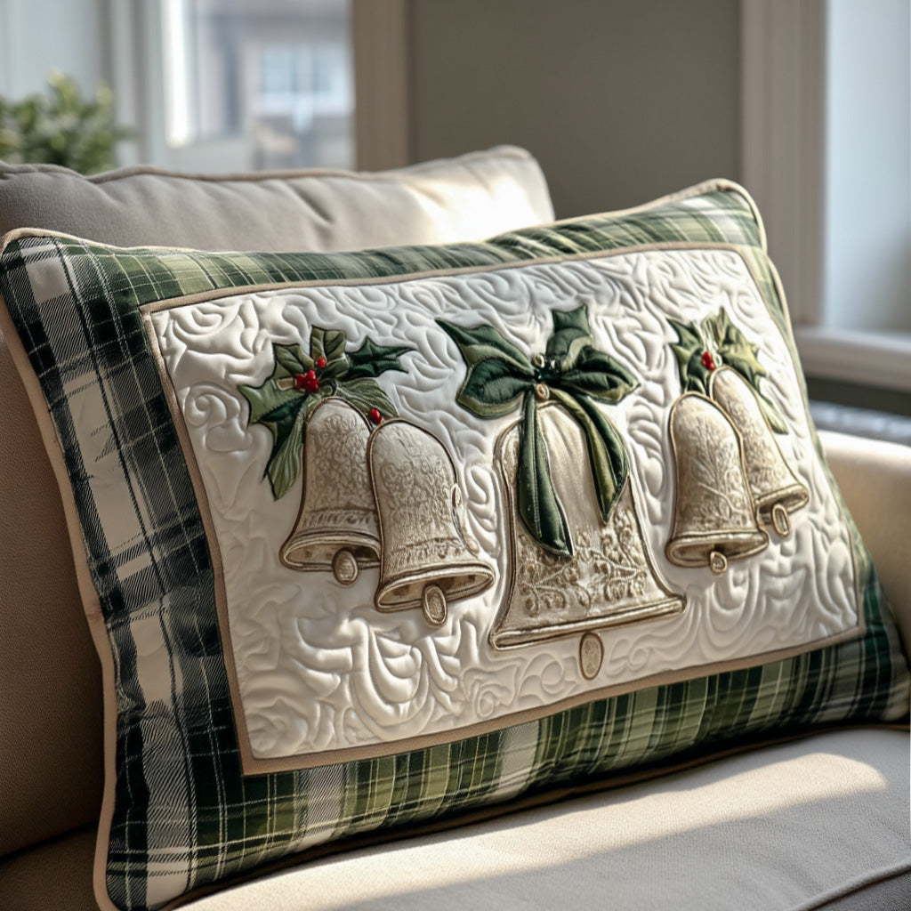 Housse de Coussin Matelassée Jingle Doré NCU0PT9093