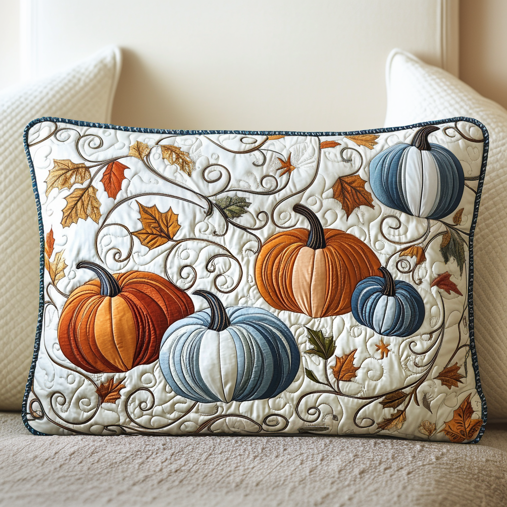 Housse de Coussin Matelassée Golden Pumpkin Days NCU0NT8857