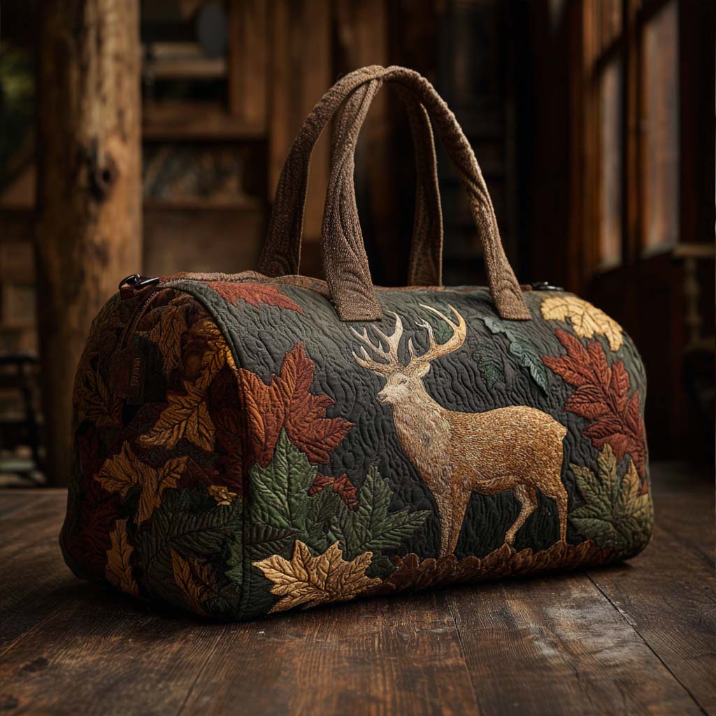 Sac de voyage matelassé en cerf