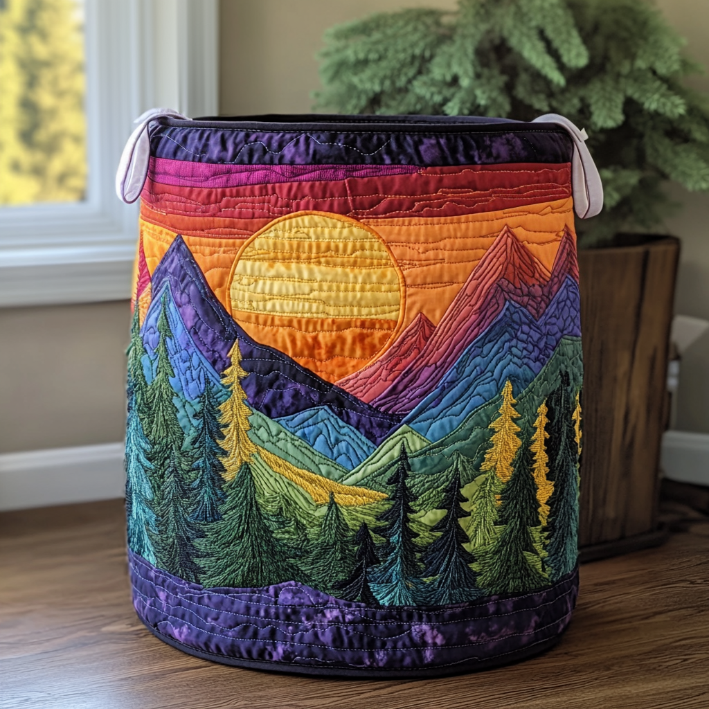Panier à Linge Matelassé Forêt NCU0QN040