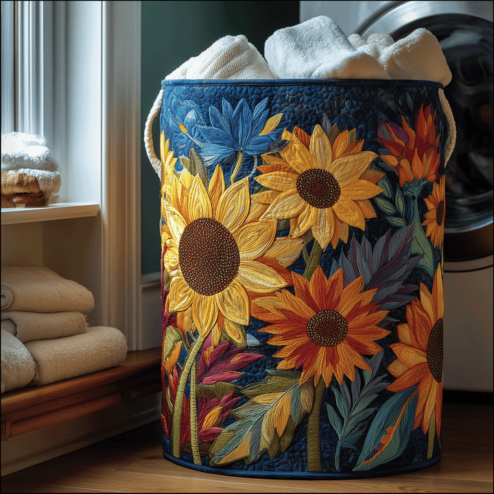 Panier à linge matelassé Pétale Dorée NCU0TH2899