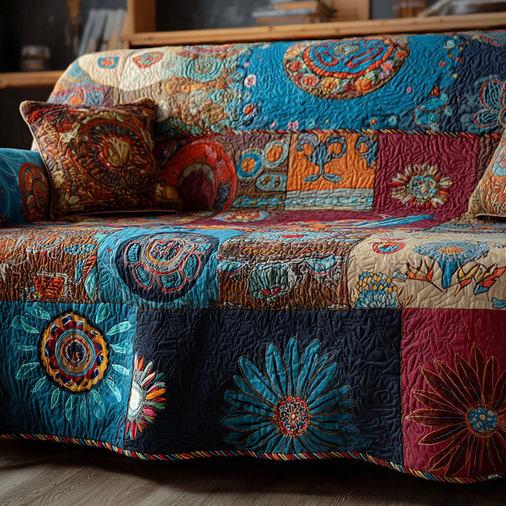 Housse de canapé matelassée Groovy Harmony