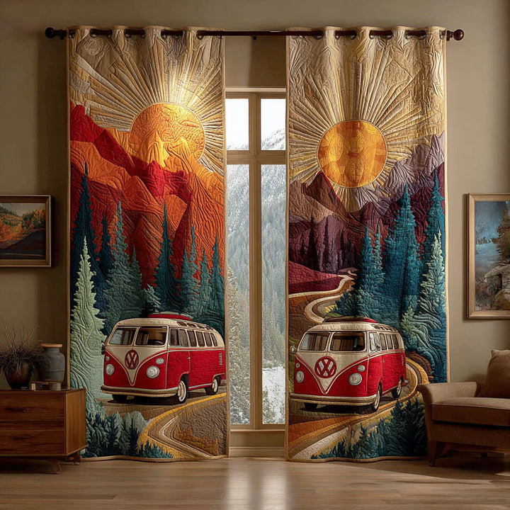 Rideaux Matelassés Groovy Van Sunset NCU0TD1496