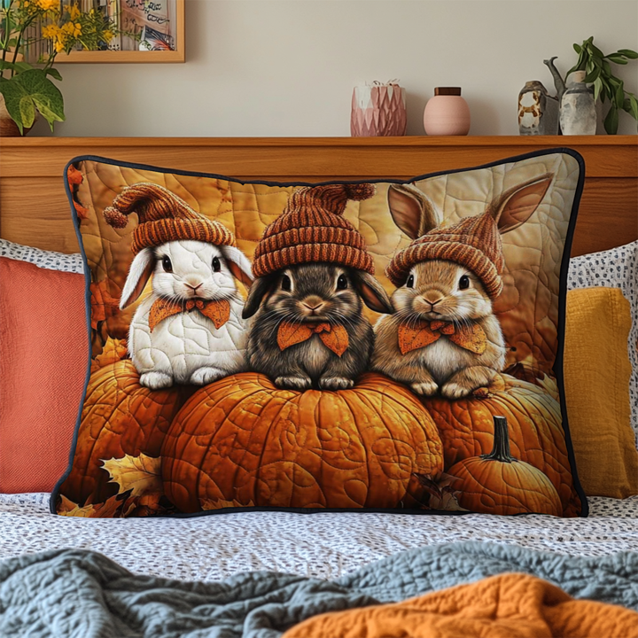 Housse de Coussin Matelassée Lapin de Récolte NCU0NT9340