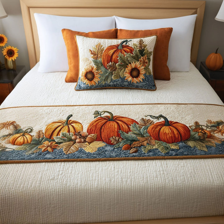 Couverture de lit matelassée Harvest Hideaway