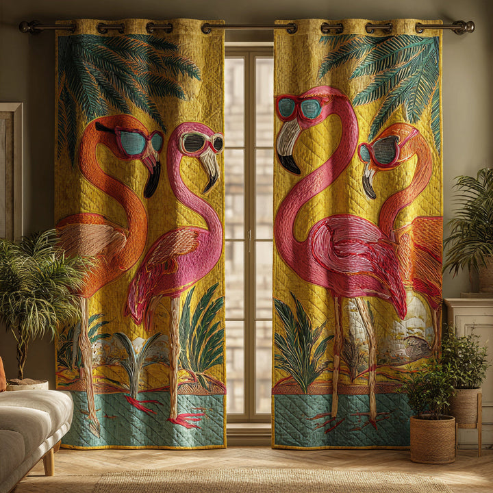 Rideaux matelassés Havana Flamingo NCU0HH1727