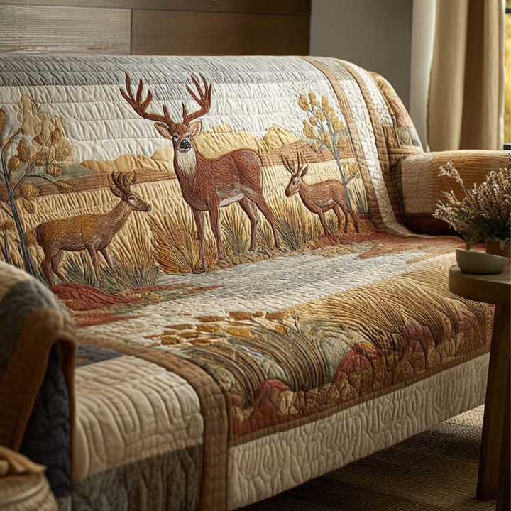 Housse de canapé matelassée Hidden Deer