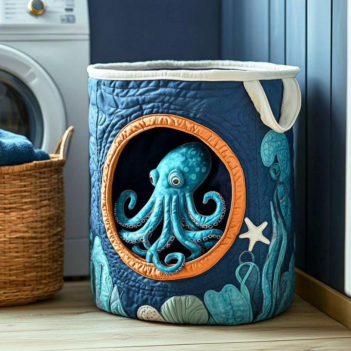 Panier à Linge Matelassé Octopus Caché NCU0NTD374