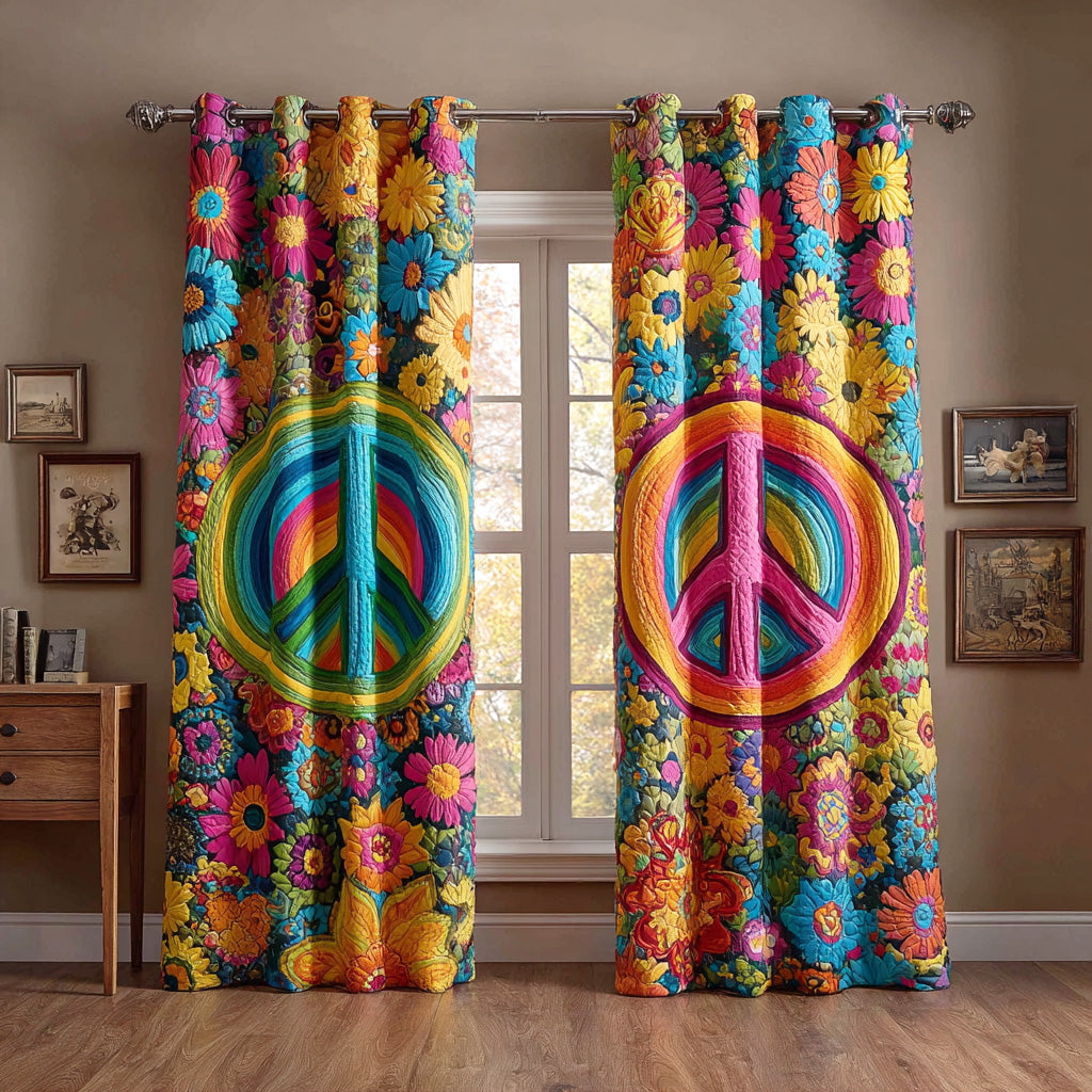 Rideaux Matelassés Hippie Peace Dream NCU0TD1491