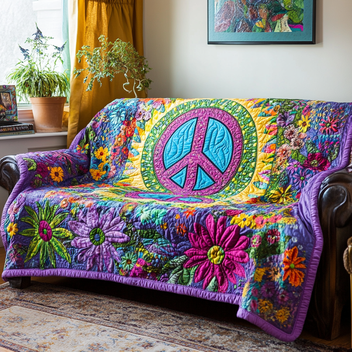 Housse de canapé matelassée Vibes Hippie