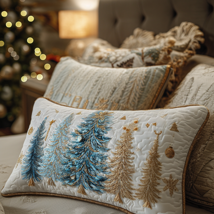 Housse de Coussin Matelassée Forêt de Vacances NCU0DV7561