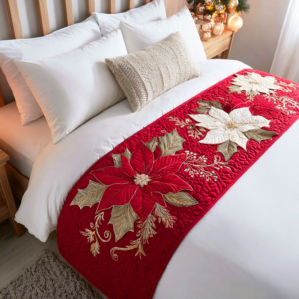 Couverture de Lit Matelassée Holiday Bloom