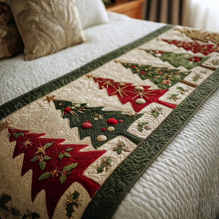 Couverture de lit matelassée Holly Forest