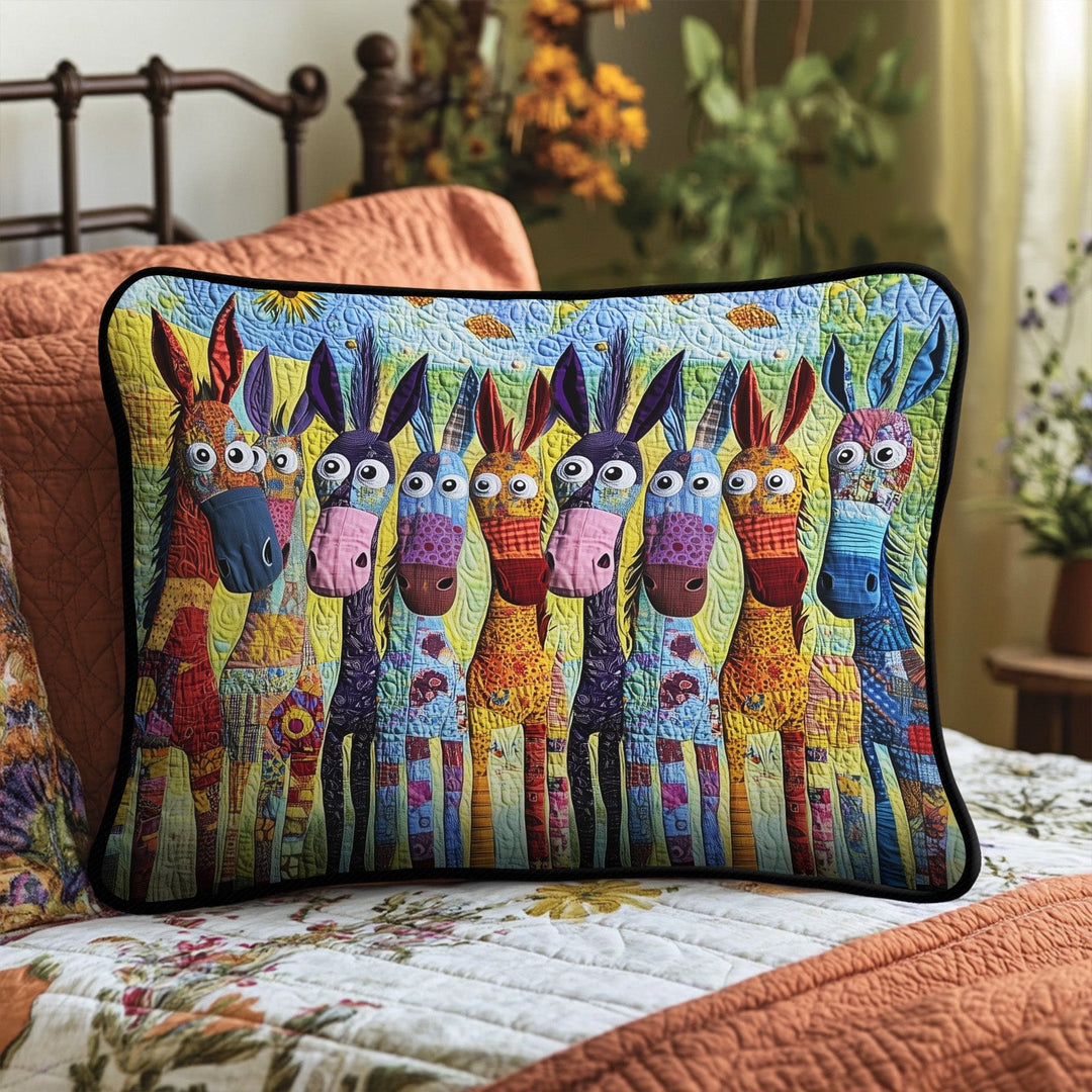 Housse de Coussin Matelassée Hoofbeats of Happiness NCU0PT6903
