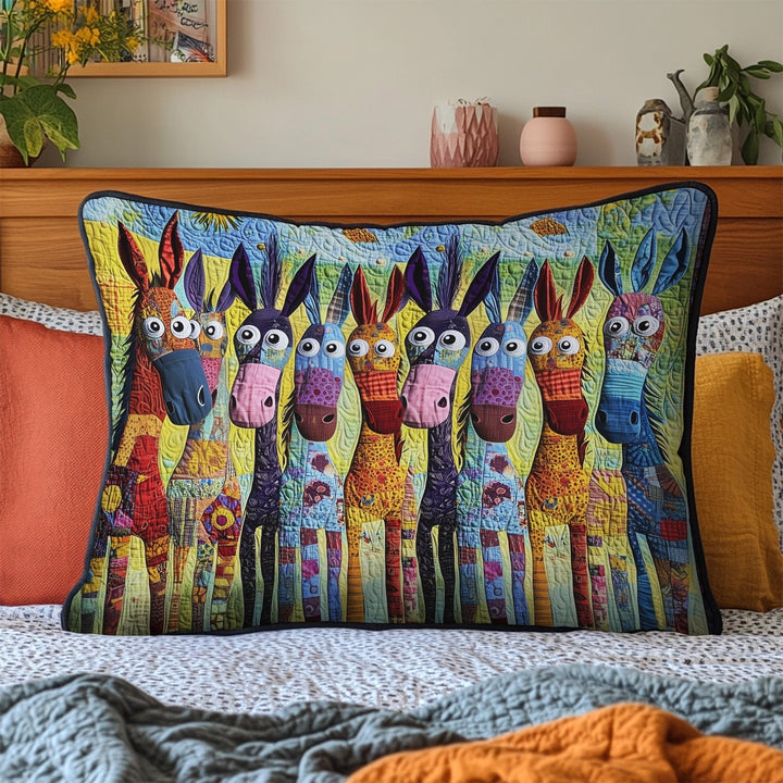 Housse de Coussin Matelassée Hoofbeats of Happiness NCU0PT6903