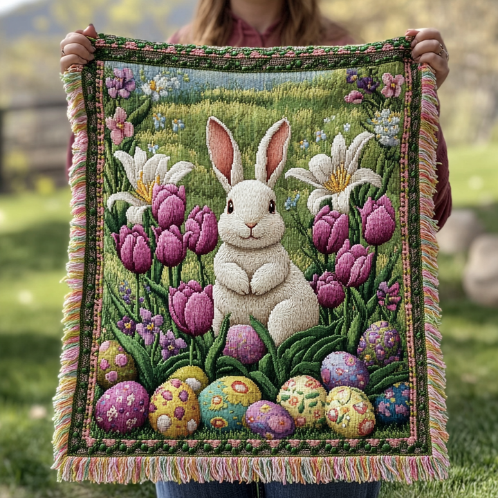 Couverture en Tissé Hoppy Days