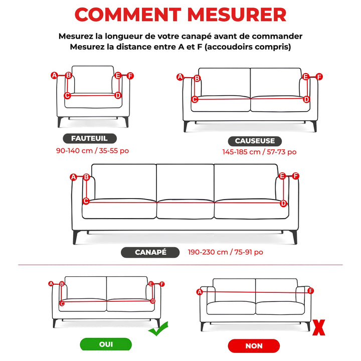 Housse de canapé matelassée de décembre