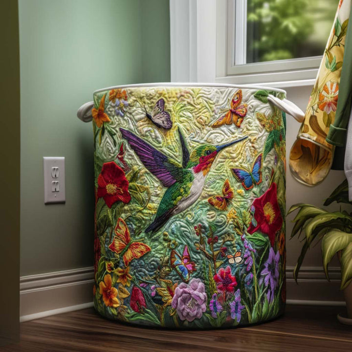Panier à linge matelassé Hummingbird Bliss NCU0NNT1417