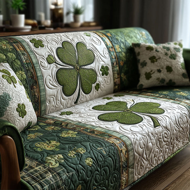 Housse de canapé matelassée irlandaise