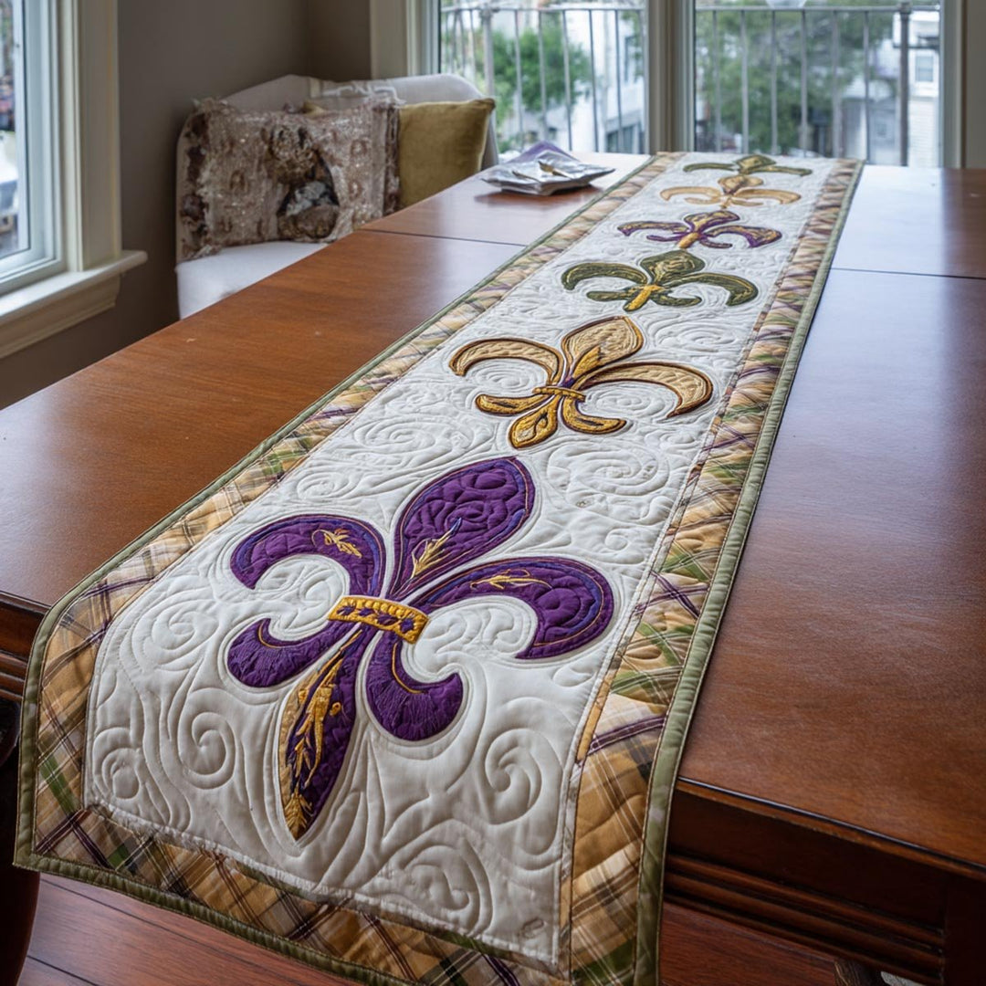 Nappe en Patchwork de Mardi Gras NCU0VT372
