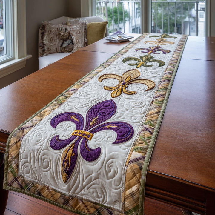 Nappe en Patchwork de Mardi Gras NCU0VT372