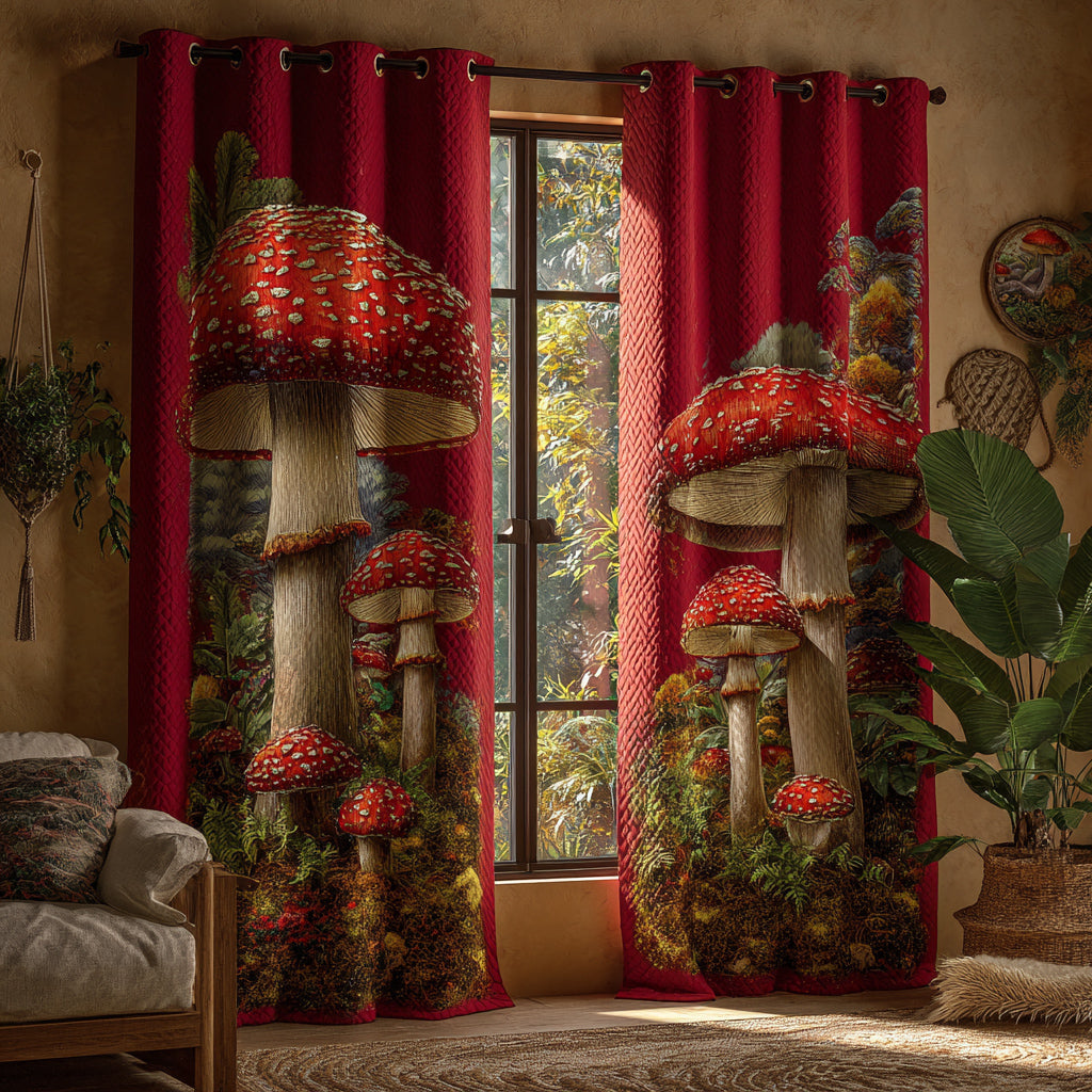 Rideaux Matelassés Jolly Mushroom Grove NCU0HH1492
