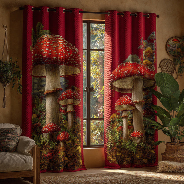 Rideaux Matelassés Jolly Mushroom Grove NCU0HH1492