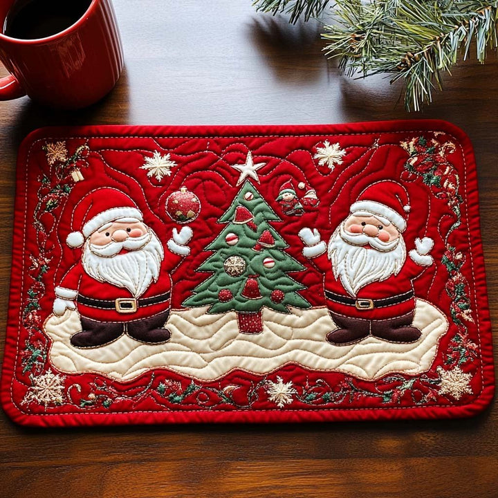 Napperon Matelassé Jolly Santa Twins NCU0NT826