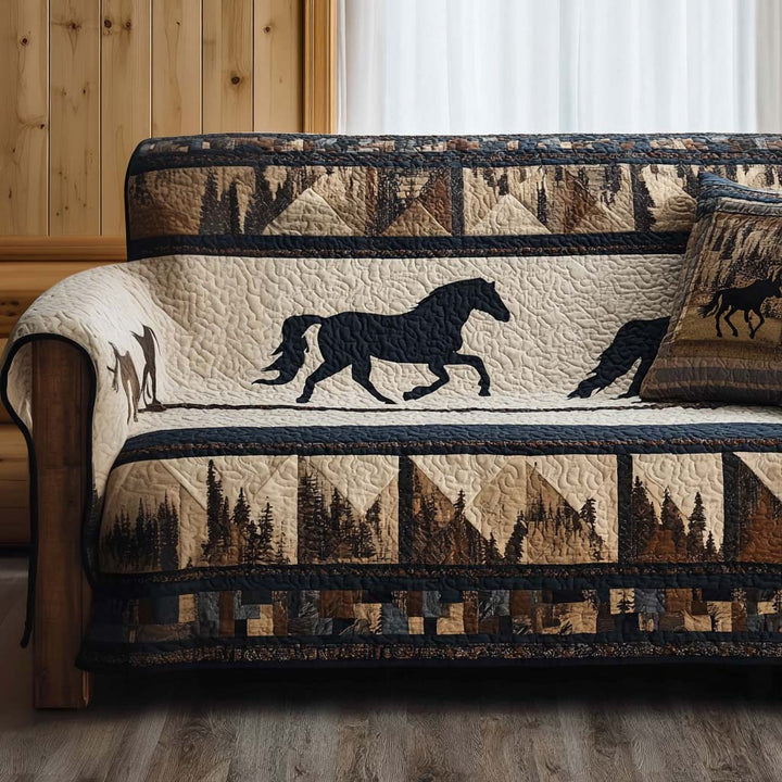 Housse de canapé matelassée Cowboy