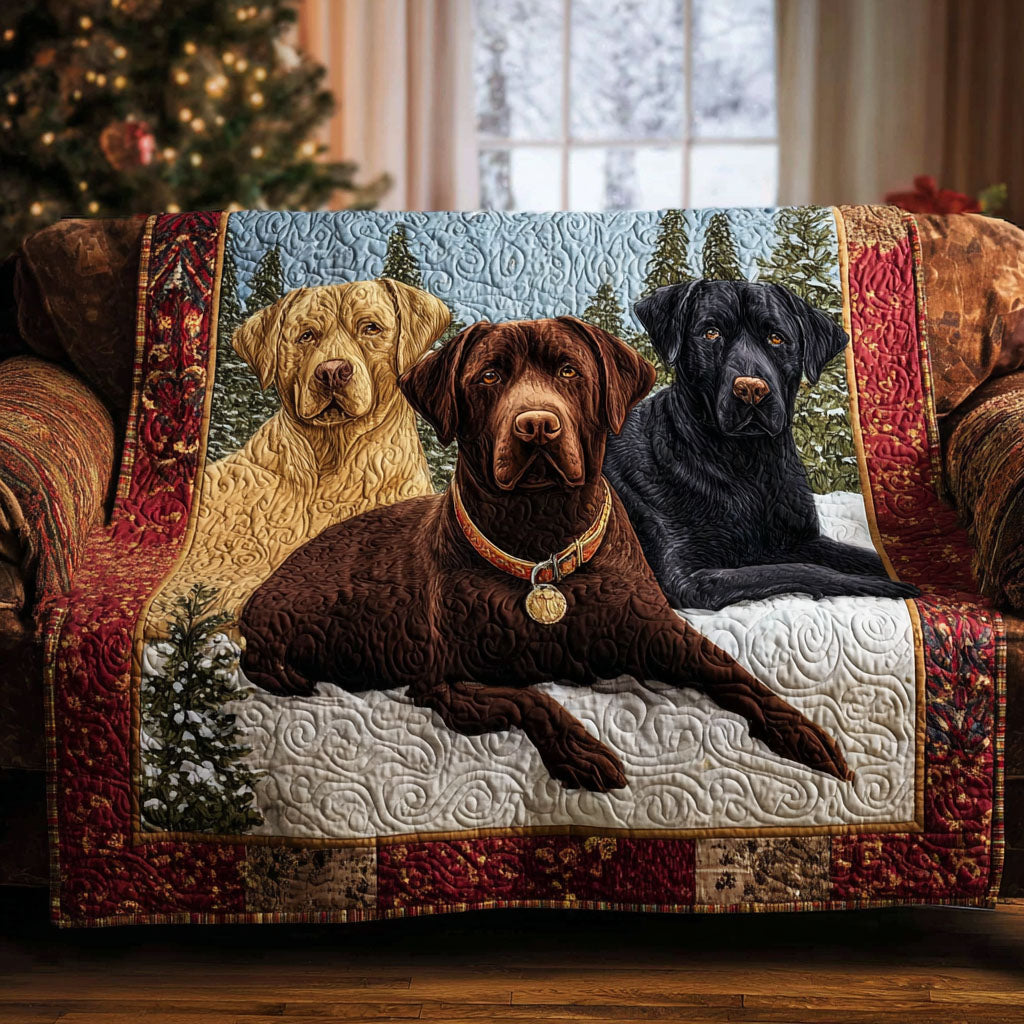 Housse de canapé matelassée Labrador Retriever