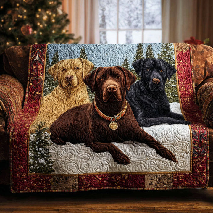 Housse de canapé matelassée Labrador Retriever