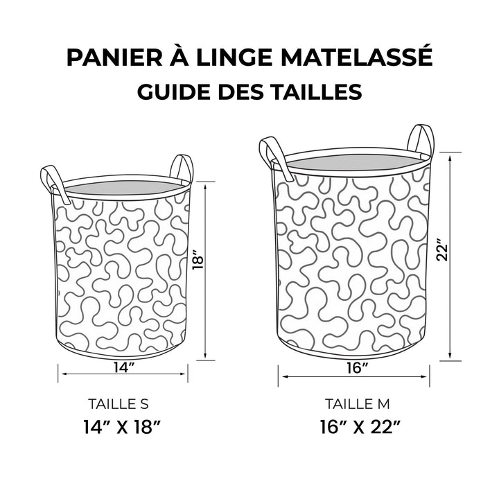 Panier à Linge Matelassé Sky Flutter NCU0PVL431