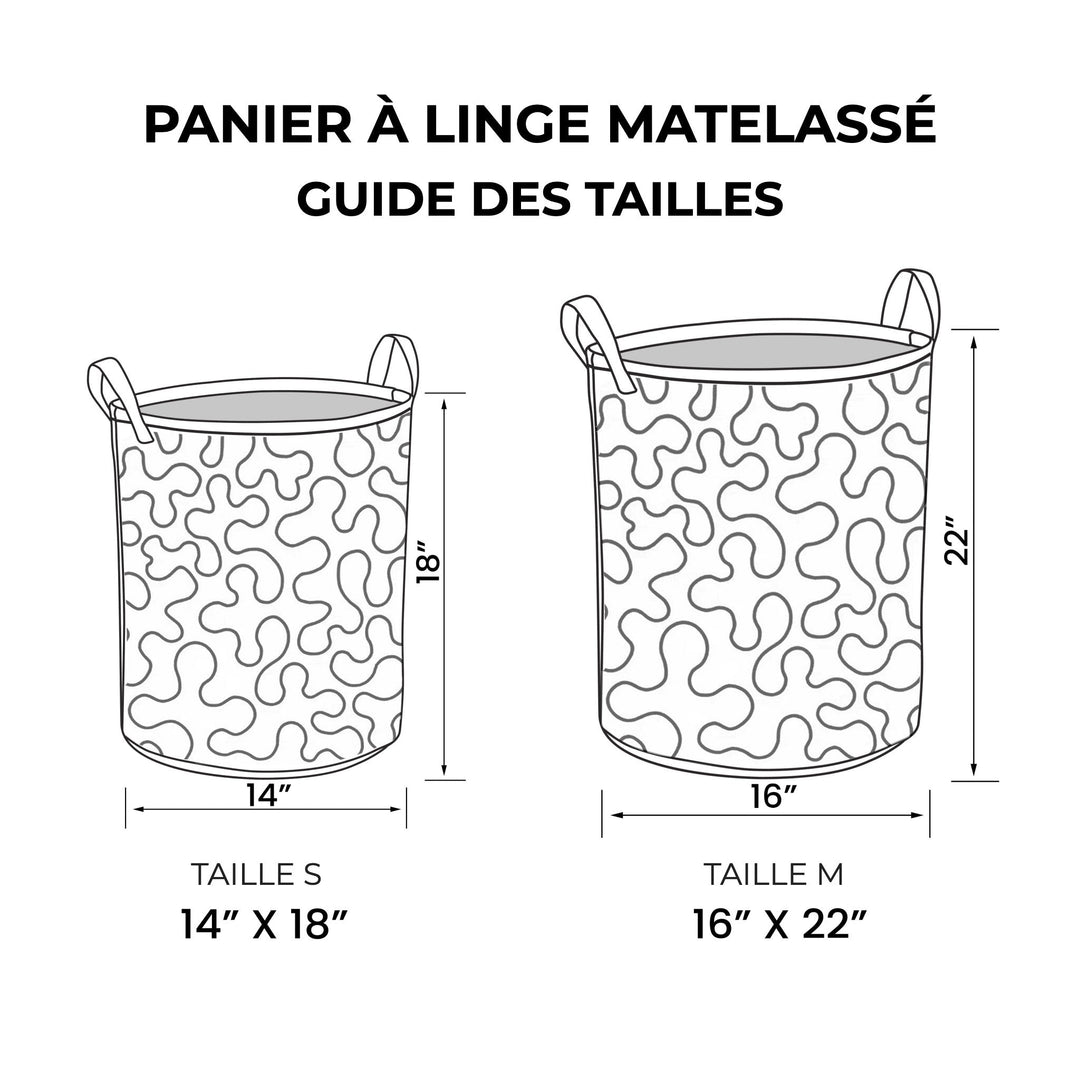Panier à Linge Matelassé Vue des Bluebonnets Paisible NCU0NNT1306