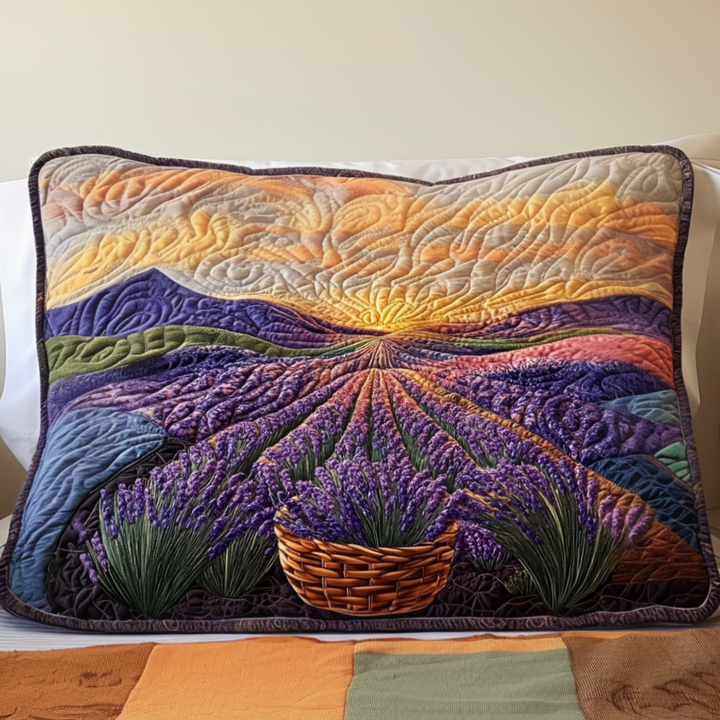 Housse de Coussin Matelassée Lavande Lune Montante NCU0NT7525