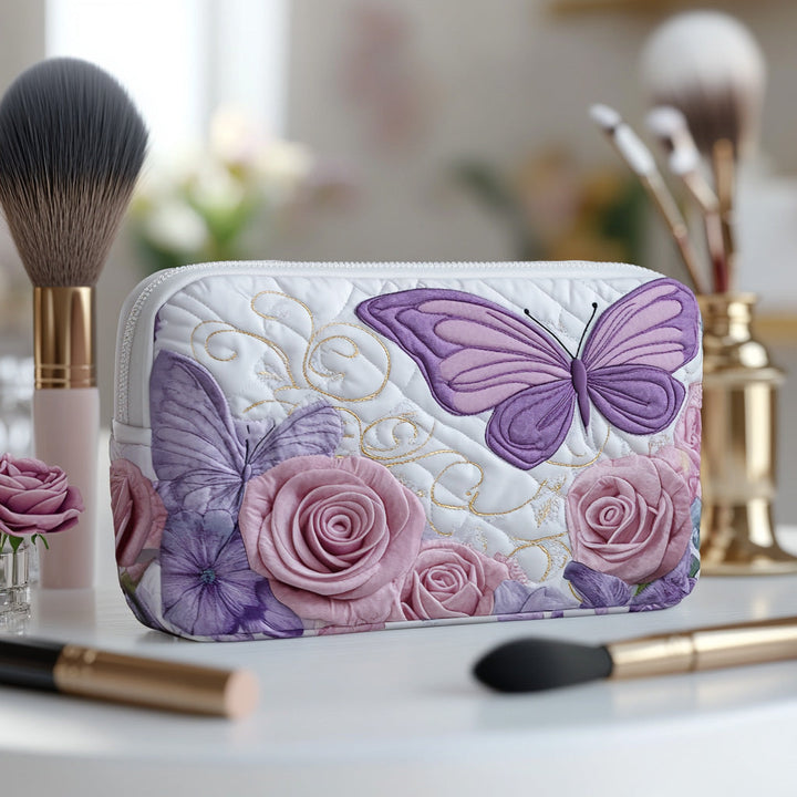 Trousse de Maquillage Matelassée Lavender Grace