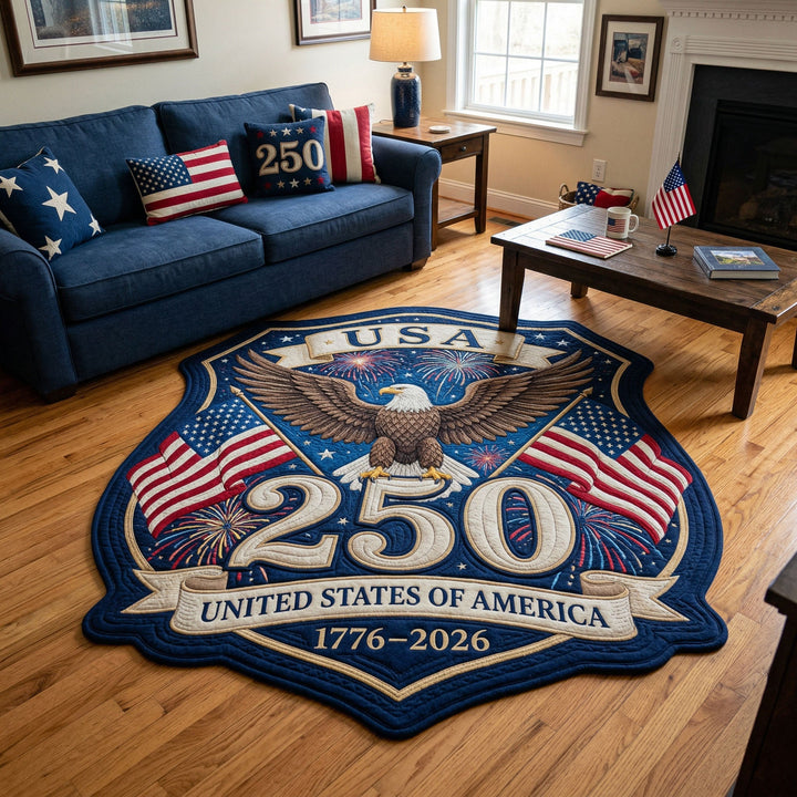Tapis en Forme Personnalisée Émblem de Liberté NCU0NT12656