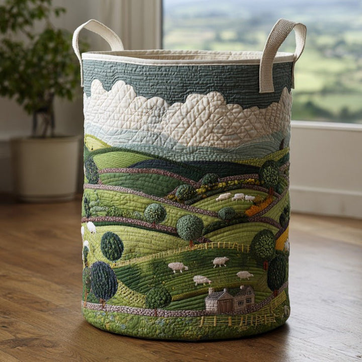 Panier à linge matelassé en forme de mouton NCU0QN029