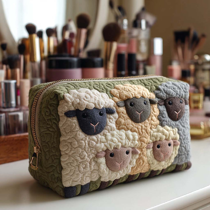 Petit Sac de Maquillage Matelassé