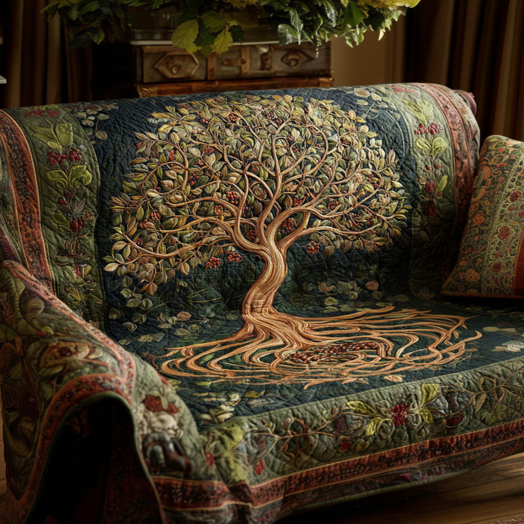 Housse de canapé matelassée Arbre de Vie