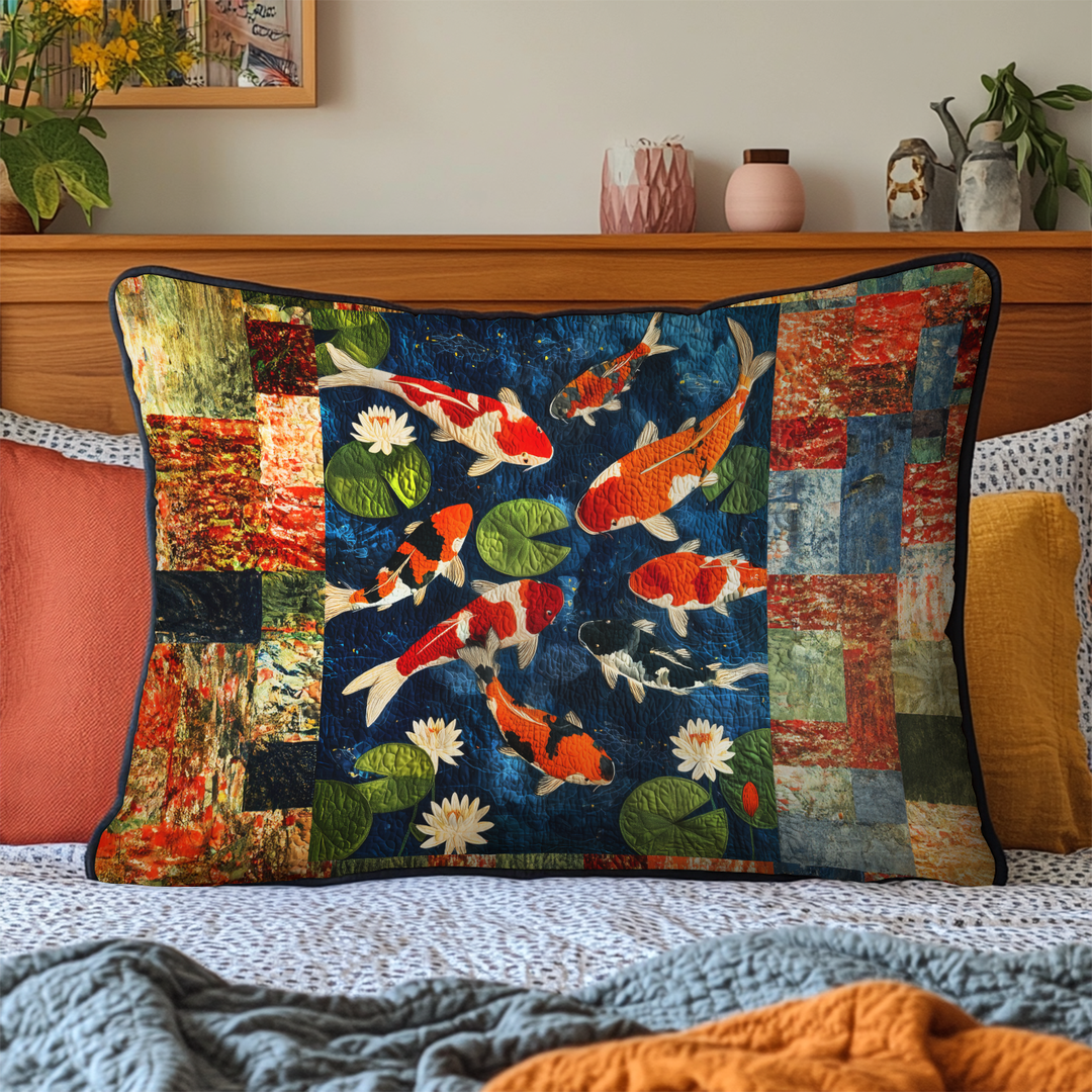 Housse de Coussin Matelassée Koi Flow NCU0DK9207