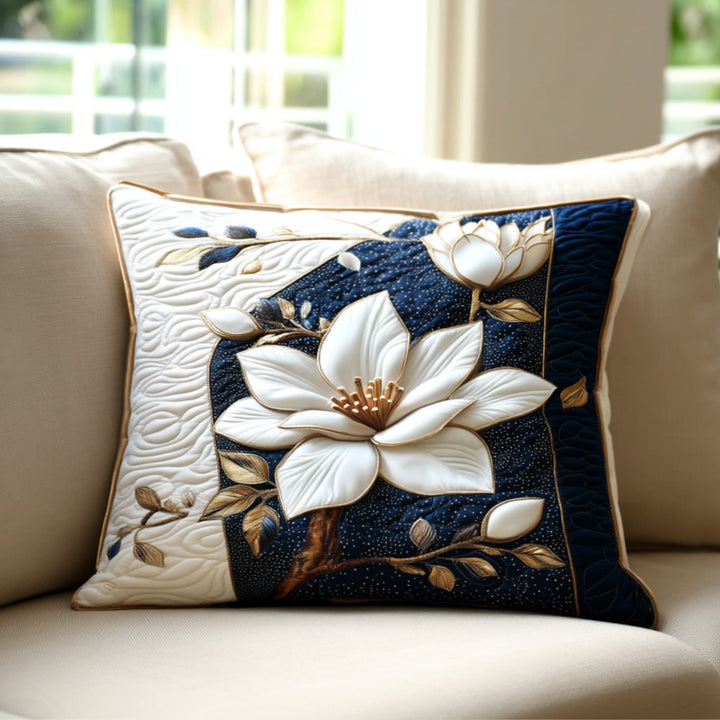 Housse de Coussin Quilté Magnolia Aura NCU0PT8708