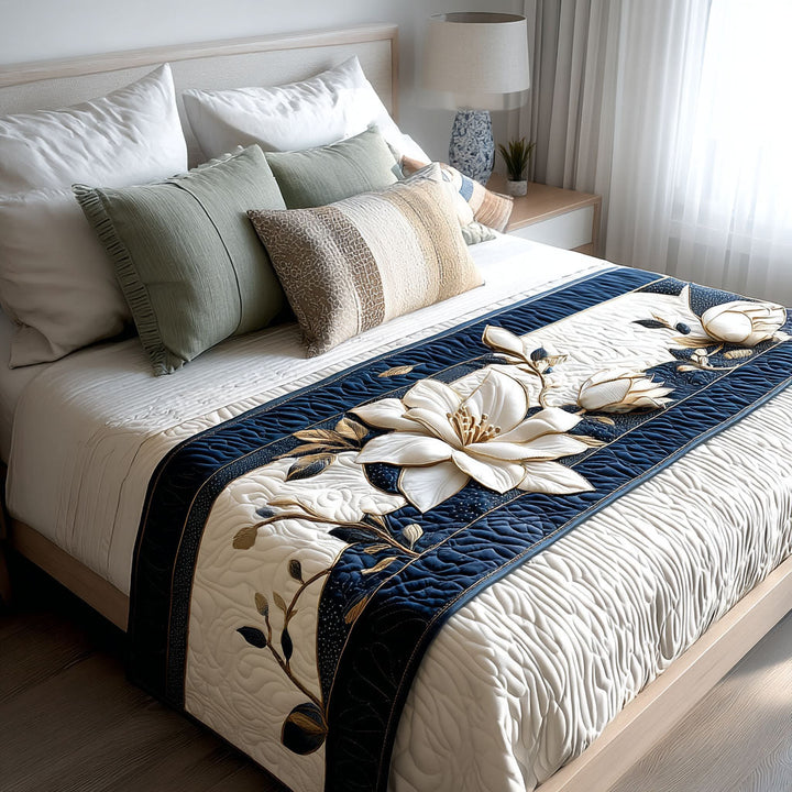 Couverture de lit matelassée Magnolia Aura