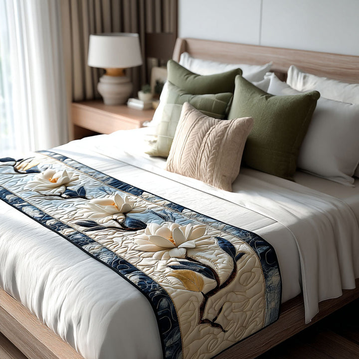Couverture de lit matelassée Magnolia Blooming
